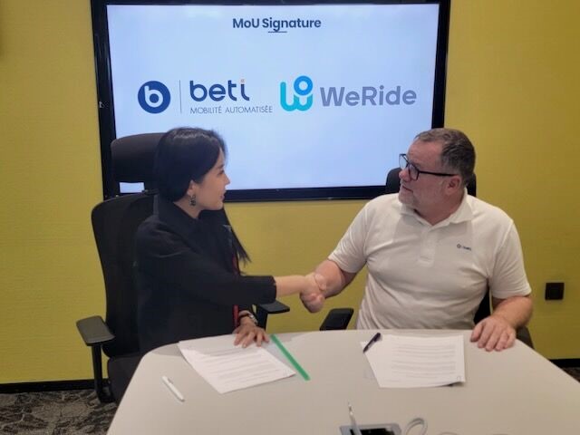 Signature d’un MoU avec Weride